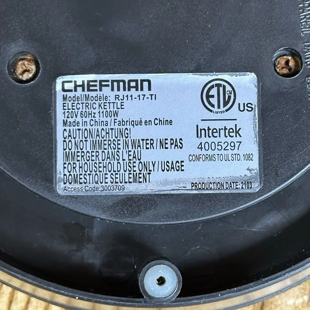 Chefman pre owned